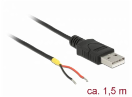 Delock Kabel USB 2.0 Typ-A samec > 2 x dráty bez konektoru 1,5 m Raspberry Pi