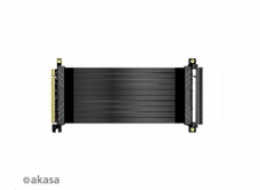 AKASA kabel RISER BLACK X2 Premium PCIe 3.0 x 16 Riser, 20cm