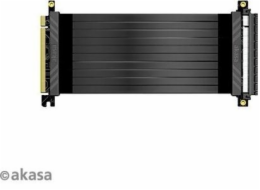 AKASA kabel RISER BLACK X2 Premium PCIe 3.0 x 16 Riser, 30cm