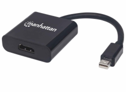 MANHATTAN Adapter mini DP na HDMI, aktivní, černá