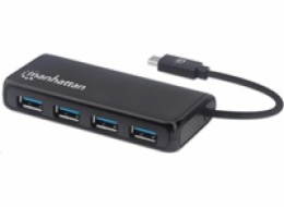 HUB USB Manhattan 4x USB-A 3.0 (164924)