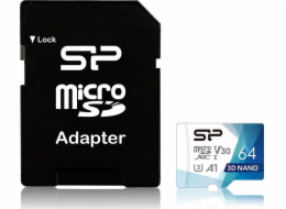 Silicon Power Superior Pro 64 GB MicroSDXC UHS-III Class 10