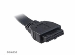 AKASA adaptér MB interní, Type-C USB3.1 Gen1 internal adapter cable + Type-A USB2.0  ports, 40 cm