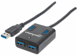 Manhattan USB HUB 4x USB-A 3.0 (162296)