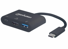 Manhattan USB-C Station/Replicator (152037)