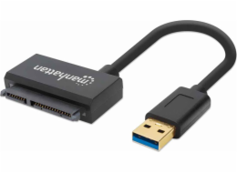 Manhattan USB-A to SATA 2.5&quot; Adapter Cable, 42cm, Male to Male, 5 Gbps (USB 3.2 Gen1 aka USB 3.0)