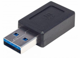 Adapter USB Manhattan USB-C - USB Czarny (354714)