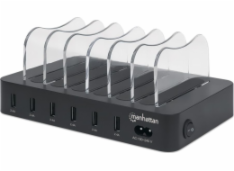 Manhattan Charger 6-port Power Station 6x USB-A 5V 2.4A 50W