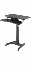 Elektrický stůl, stůl, výškově nastavitelné pracovní místo, Maclean MC-835 max výška 122cm max 37 kg - pro práci ve stoje i v sedě