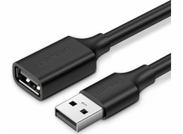 2x1 UGREEN USB A To Female 2.0 Extension Cable Black 1M