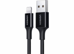 2x1 UGREEN Lightning To USB-A 2.0 Cable 1m black