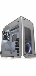 Thermaltake Skříň View 71 Riing z tvrzeného skla E-ATX Full Tower – Snow Edition