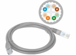 A-LAN KKU6ASZA2.0 networking cable Grey 2 m Cat6a U/UTP (UTP)