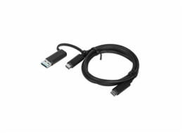 Lenovo - USB kabel - 24 pin USB-C (M) do 24 pin USB-C (M) - 20 V - 5 A - 1 m - černá