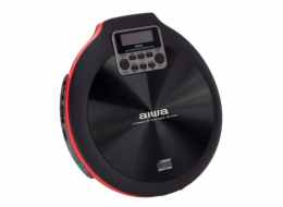 AIWA PCD-810 RD Přenosný CD přehrávač ČERVENÁ