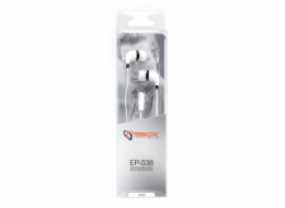 Sbox Stereo Earphones with Microphone EP-038 white