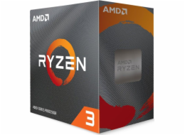 CPU AMD RYZEN 3 4100, 4-core, 3.8GHz, 6MB cache, 65W, socket AM4, BOX