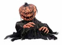 Halloween dýňové zombie torzo, 50 cm