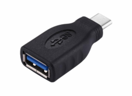 Adaptér USB-C/male - USB3.0 A/female , OTG, černá