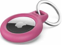 Belkin Bezpečné pouzdro na AirTag s kroužkem na klíče – růžové