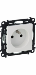 Valena LIFE bílá zásuvka 2P+T cl.as.