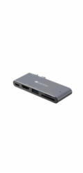 Canyon CNS-TDS05DG CANYON replikátor portů DS-5, 5v1, pro Apple Mackbook s Thunderbolt 3 (USB-C 100W)