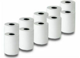 Qoltec 51896 Thermal roll 57 x 20 | 55g / m2 | 10 pcs. | BPA free