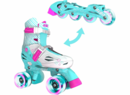 Yvolution Neon Combo roller skates sea pink  size 34-37