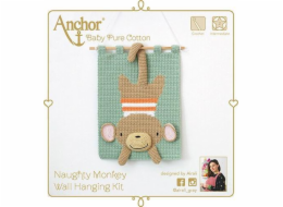 Crochet kit (6 colours) Anchor Crochet - Hanging Monkey