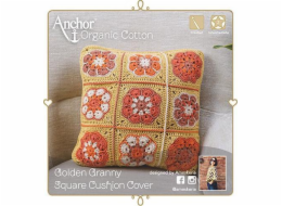Crochet set pillowcase gold