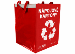 SIXTOL Taška na tříděný odpad SORT EASY CARTON, 30x30x40cm, 36l SIXTOL