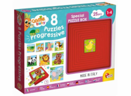 Hračka Liscianigioch Carotina Baby 9 Puzzle - Zvířátka