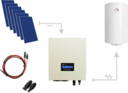 Boiler water heating kit AZO Digital ECO Solar Boost PRO 2500W MPPT 6xPV Mono