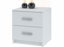 Tuckano Bedside table 2S BASIC 42x44x40cm white