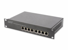 DIGITUS DN-95331 DIGITUS 10 palcový 8 portový gigabitový Ethernet PoE + přepínač, L2 + management