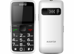 Aligator A675 Senior bílý + stolní nabíječka