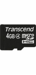 Transcend microSDHC 4GB Class 4