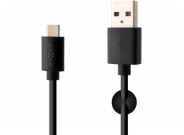 FIXED 1m USB-C kabel, černý FIXD-UC-BK