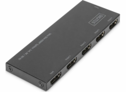 DIGITUS DS-45323 Ultra Slim HDMI Splitter 1x4 4K/60Hz HDR HDCP 2.2 18Gbps Micro USB powered