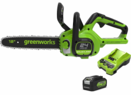 24V 4Ah 30 cm chainsaw Greenworks GD24CS30K4 - 2007007UB
