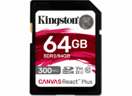 SD Card  64GB Kingston SDXC React+ 300