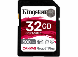 Kingston Canvas React Plus/SDHC/32GB/300MBps/UHS-II U3 / Class 10