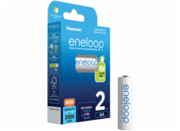 1x2 Panasonic Eneloop Mignon AA 2000mAh Ni-MH       BK-3MCDE/2BE