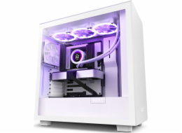 NZXT skříň H7 / ATX / 2x120 mm fan / USB-C / 2x USB / prosklená bočnice / bílá