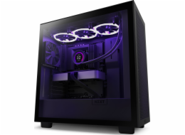 NZXT H7 Flow CM-H71FB-01 NZXT skříň H7 Flow edition / ATX / 2x 120 mm fan / USB-C / 2x USB / prosklená bočnice / mesh panel / černá