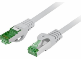 LANBERG Patch kabel CAT.7 S/FTP LSZH CU 3M šedý Fluke Passed  