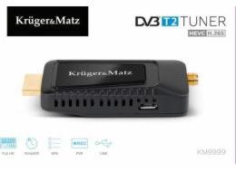 KRUGER & MATZ mini Tuner DVB-T2 H.265 HEVC KM9999