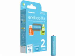 1x2 Panasonic Eneloop lite Micro 550mAh AAA Ni-MH    BK-4LCCE/2BE