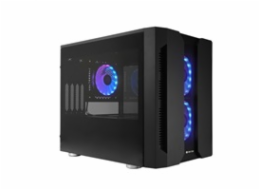 CHIEFTEC skříň Chieftronic M2, ARGB, 3x120mm, černá