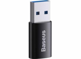 Baseus Ingenuity mini OTG adaptér USB-A 3,1A samec na USB-C samice, černá